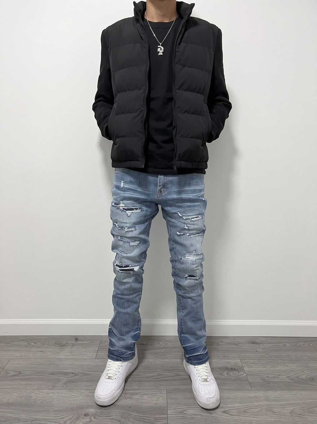 Jeans Celeste Premium Destroyed🦅🇺🇸