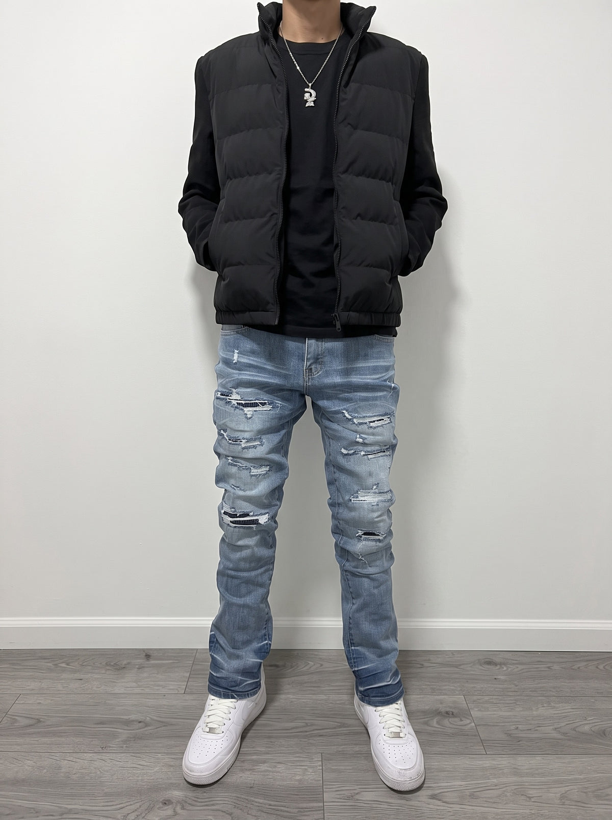 Jeans Celeste Premium Destroyed🦅🇺🇸