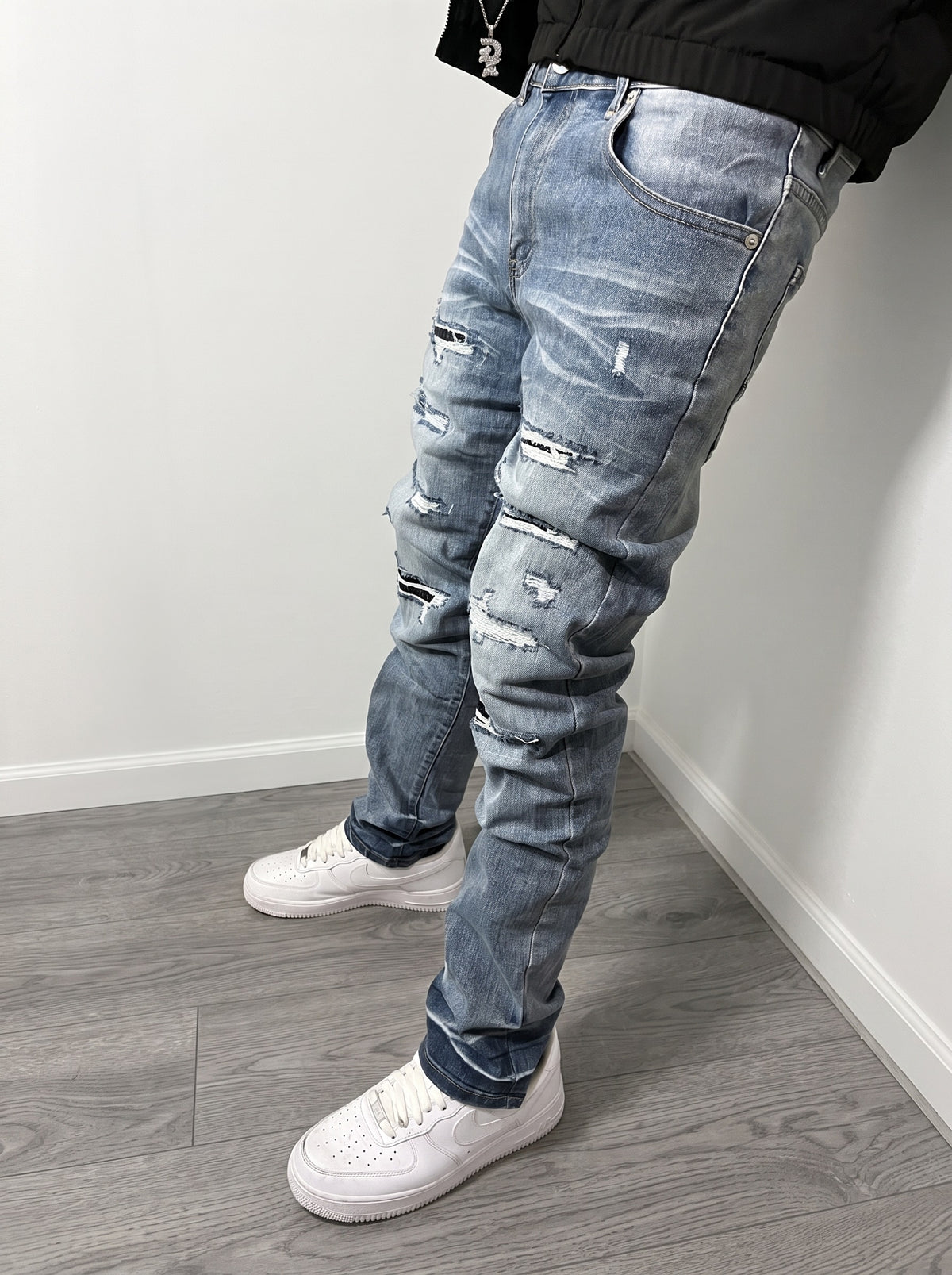 Jeans Celeste Premium Destroyed🦅🇺🇸
