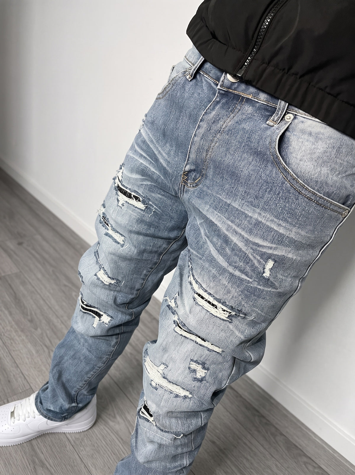 Jeans Celeste Premium Destroyed🦅🇺🇸