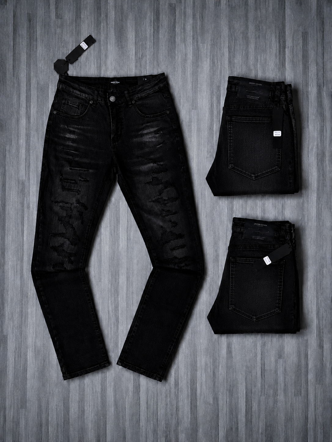 Jeans Negro Premium Destroyed 🦅🇺🇸