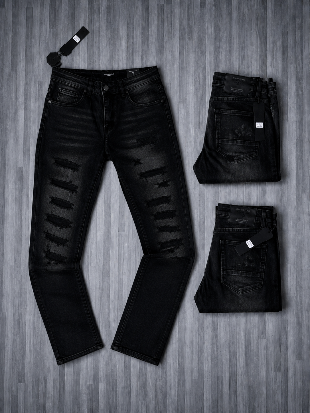 Jeans Negro Premium Destroyed 🦅🇺🇸
