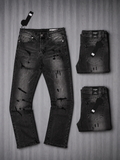 Jeans Negro Desgastado