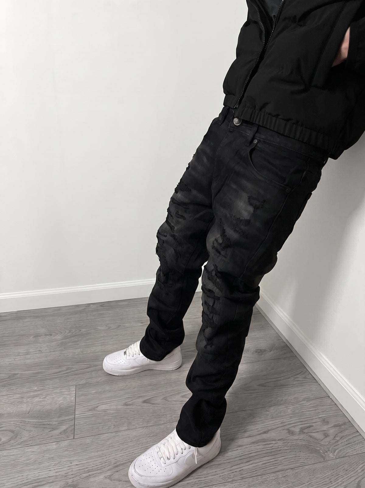 Jeans Negro Destroyed🦅🇺🇸